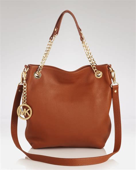 michael kors purse brown and gold|michael kors brown shoulder bag.